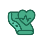 Circulation and nerve comfort icon