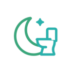Fewer night trips icon